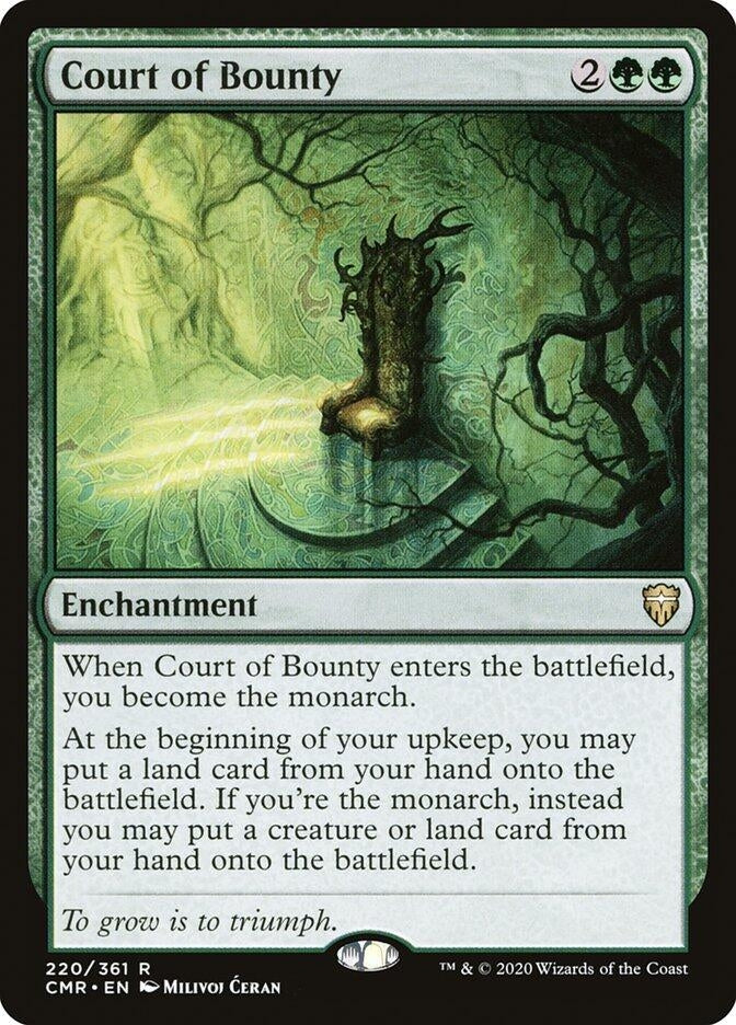 Image for Court of Bounty (220) [Commander Legends] - Magic: The Gathering