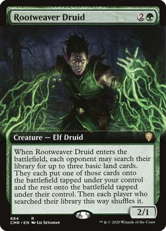Image for Rootweaver Druid (Extended Art) (684) [Commander Legends] - Magic: The Gathering