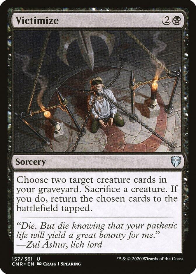 Image for Victimize (157) [Commander Legends] - Magic: The Gathering