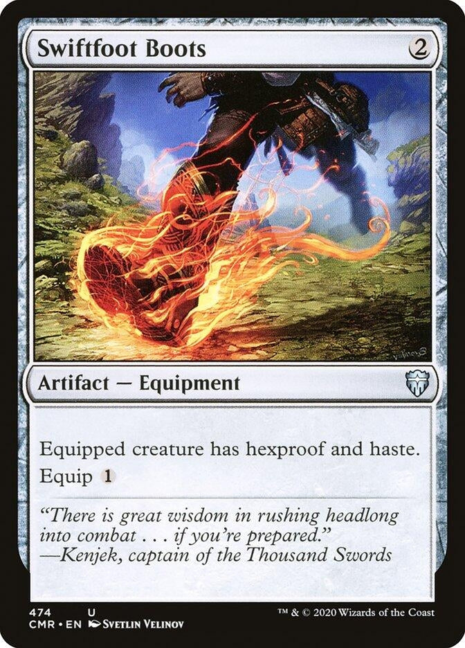 Image for Swiftfoot Boots (474) [Commander Legends] - Magic: The Gathering