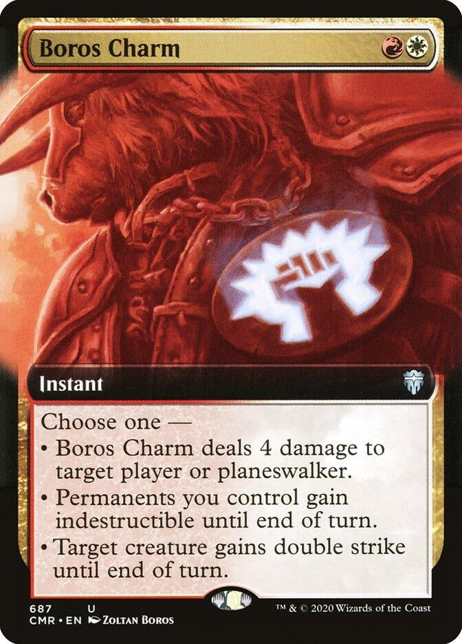 Image for Boros Charm (Extended Art) (687) [Commander Legends] - Magic: The Gathering