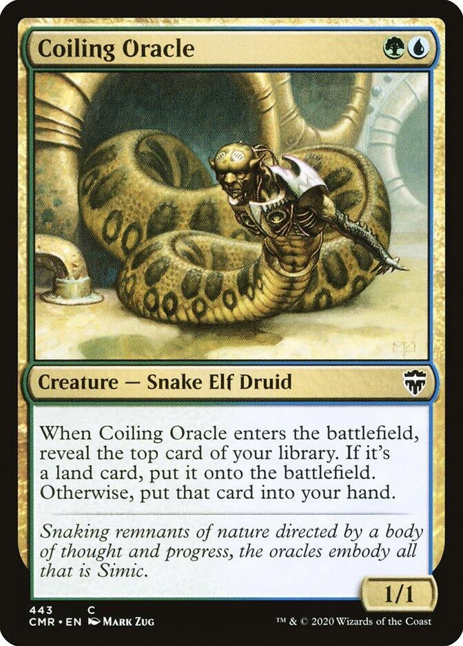 Image for Coiling Oracle (443) [Commander Legends] - Magic: The Gathering