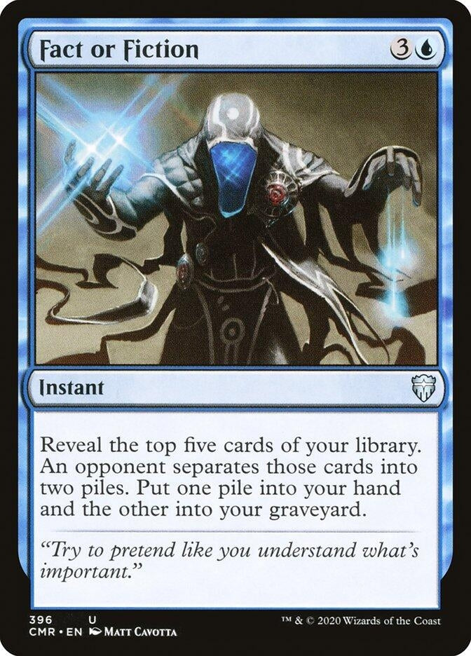 Image for Fact or Fiction (396) [Commander Legends] - Magic: The Gathering