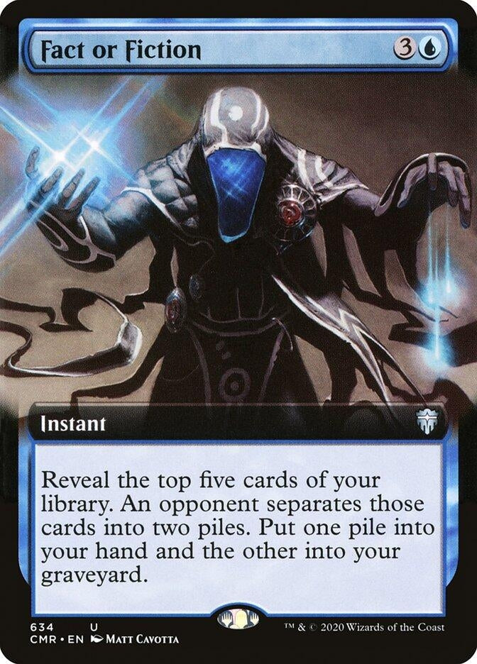 Image for Fact or Fiction (Extended Art) (634) [Commander Legends] - Magic: The Gathering
