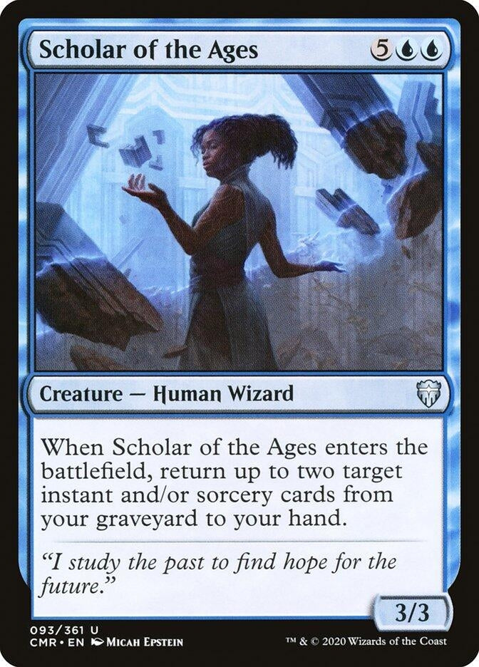 Image for Scholar of the Ages (93) [Commander Legends] - Magic: The Gathering