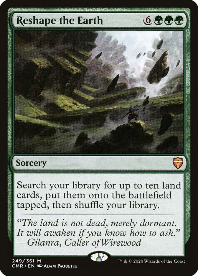 Image for Reshape the Earth (249) [Commander Legends] - Magic: The Gathering