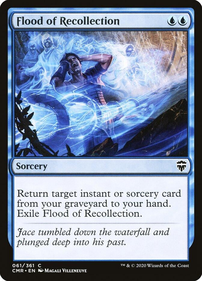 Image for Flood of Recollection (61) [Commander Legends] - Magic: The Gathering