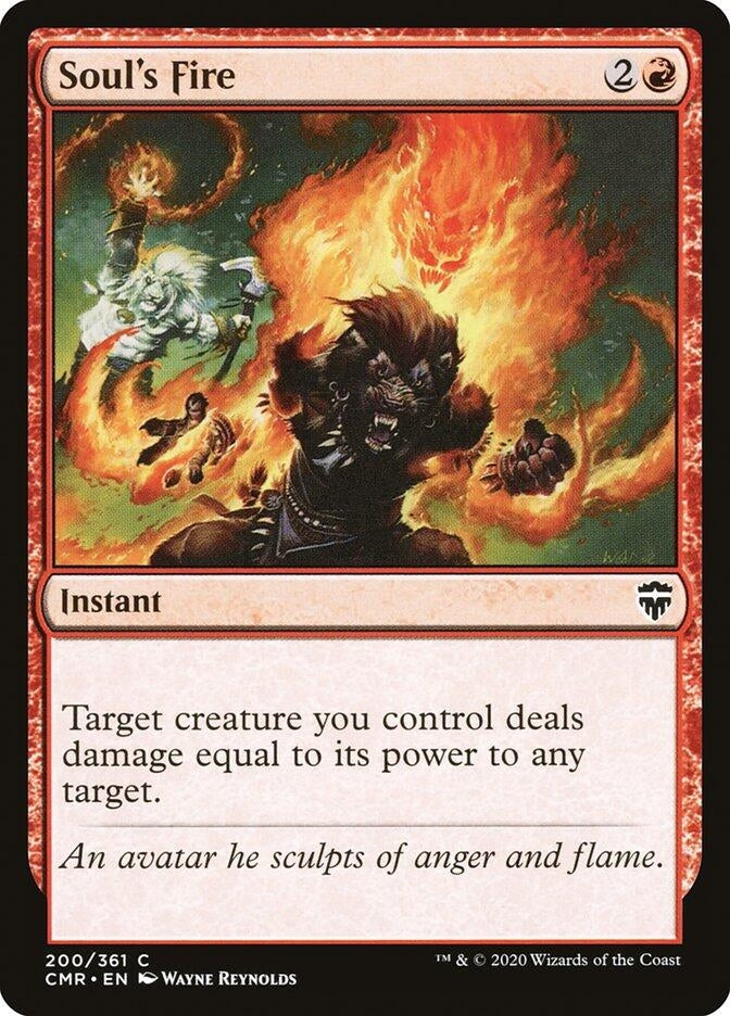 Image for Soul's Fire (200) [Commander Legends] - Magic: The Gathering