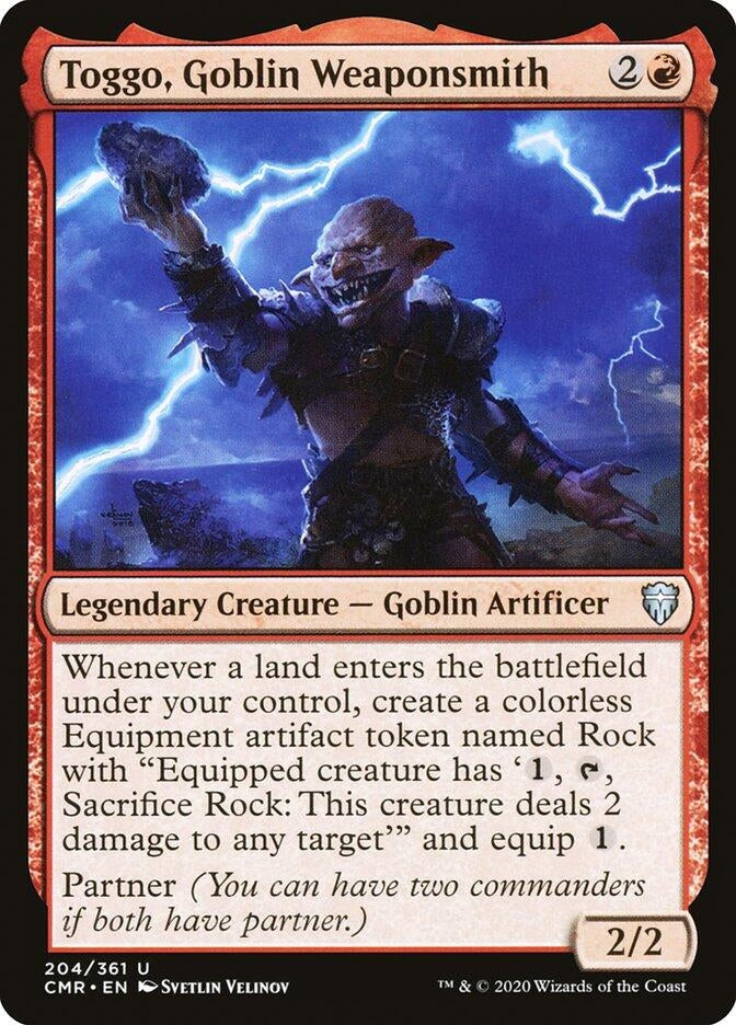 Image for Toggo, Goblin Weaponsmith (204) [Commander Legends] - Magic: The Gathering
