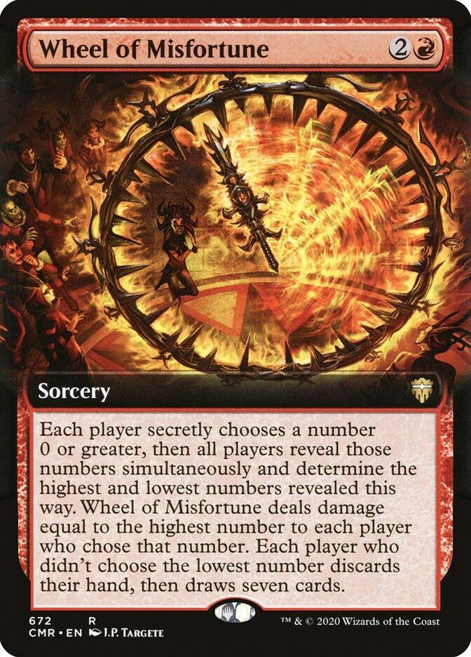 Wheel of Misfortune (Extended Art) (672) [Commander Legends]