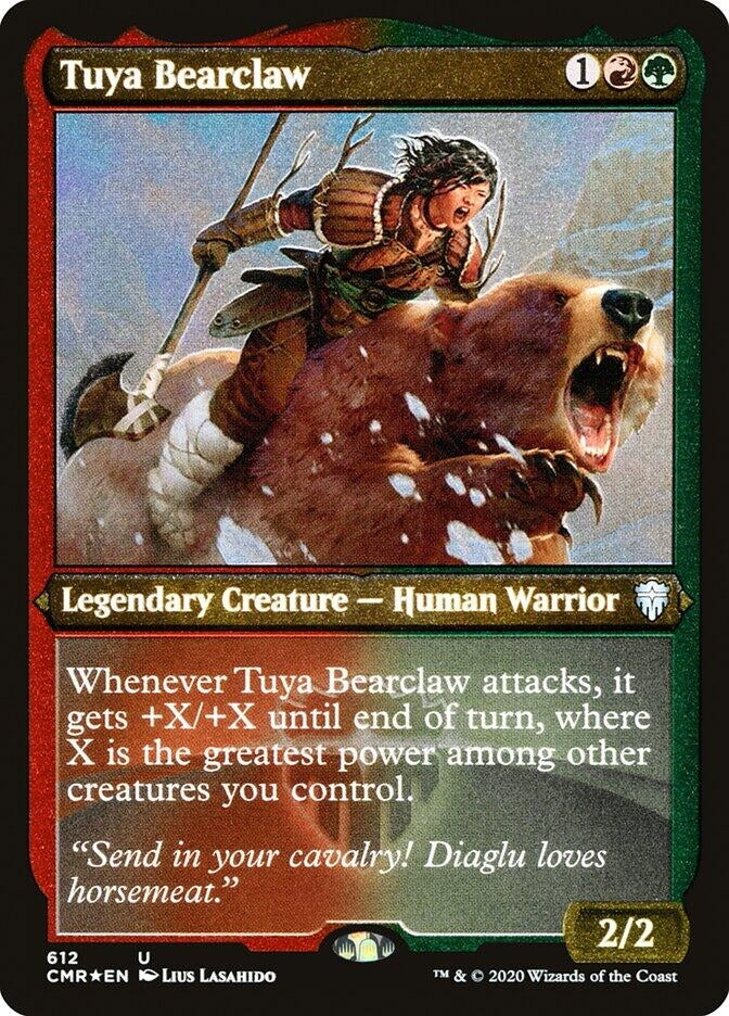 Image for Tuya Bearclaw (Foil Etched) (612) [Commander Legends] - Magic: The Gathering