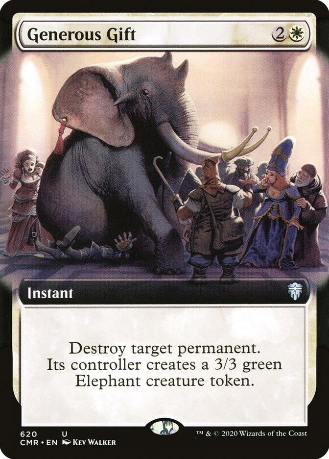 Image for Generous Gift (Extended Art) (620) [Commander Legends] - Magic: The Gathering