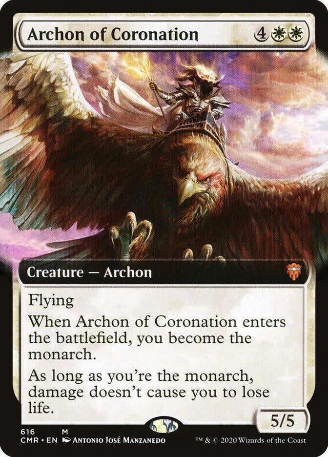 Image for Archon of Coronation (Extended Art) (616) [Commander Legends] - Magic: The Gathering