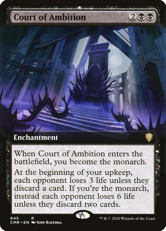 Image for Court of Ambition (Extended Art) (645) [Commander Legends] - Magic: The Gathering