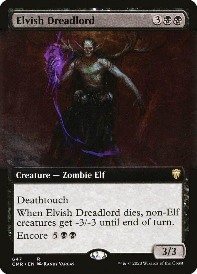 Image for Elvish Dreadlord (Extended Art) (647) [Commander Legends] - Magic: The Gathering