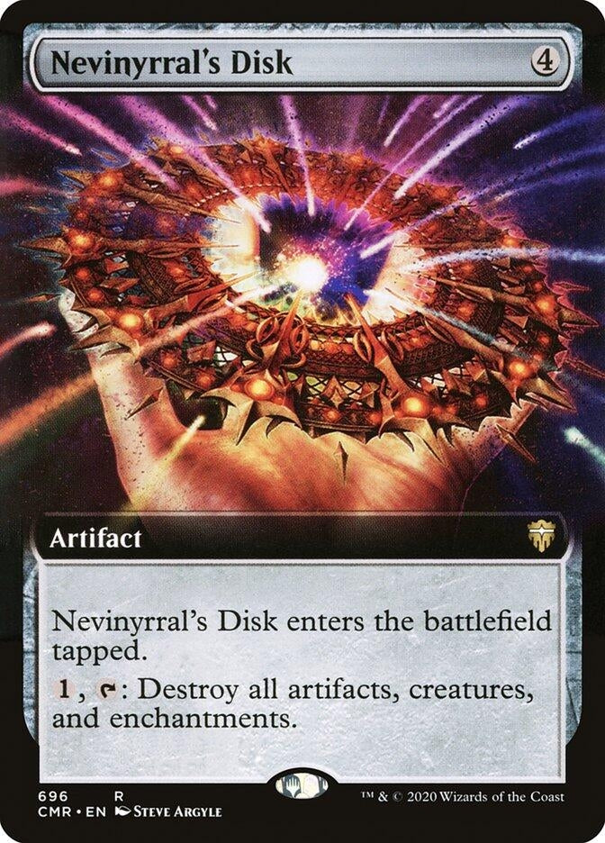 Image for Nevinyrral's Disk (Extended Art) (696) [Commander Legends] - Magic: The Gathering