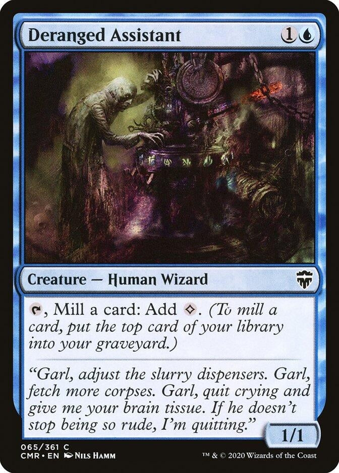 Image for Deranged Assistant (65) [Commander Legends] - Magic: The Gathering