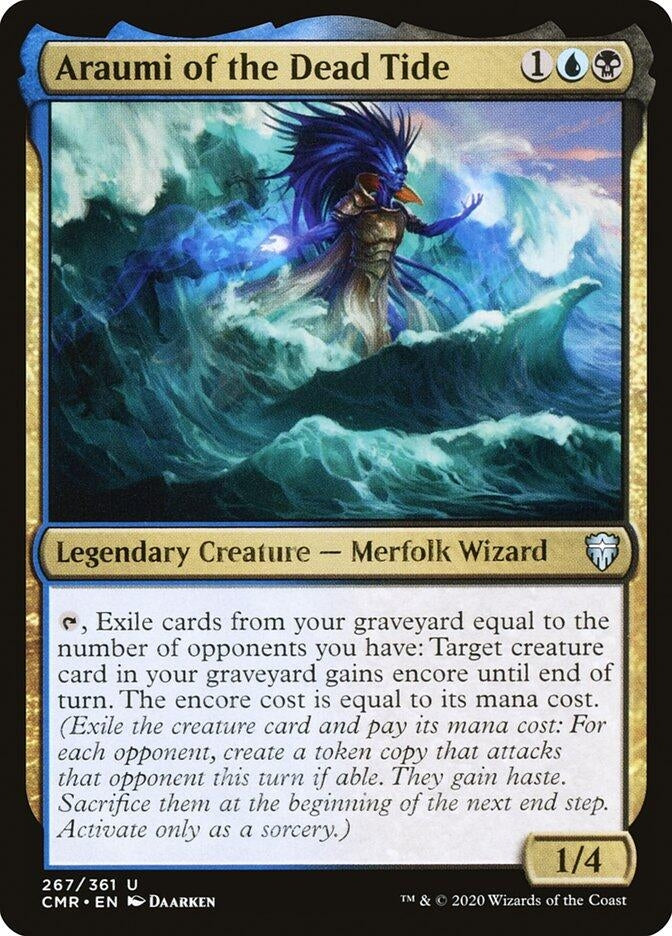 Image for Araumi of the Dead Tide (267) [Commander Legends] - Magic: The Gathering