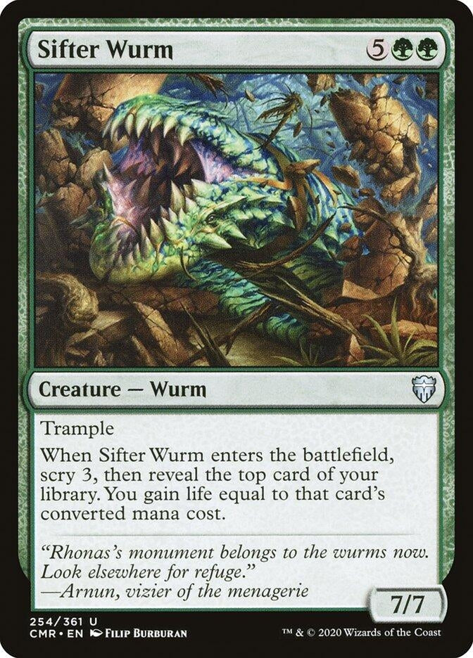 Image for Sifter Wurm (254) [Commander Legends] - Magic: The Gathering