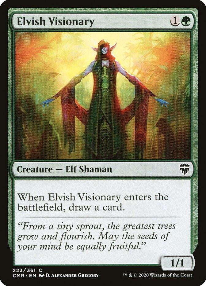 Image for Elvish Visionary (223) [Commander Legends] - Magic: The Gathering