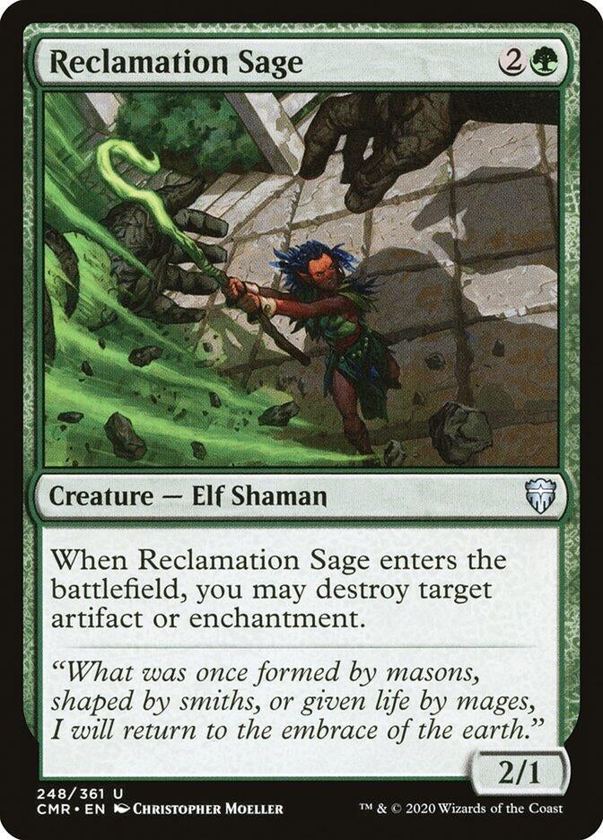 Image for Reclamation Sage (248) (248) [Commander Legends] - Magic: The Gathering
