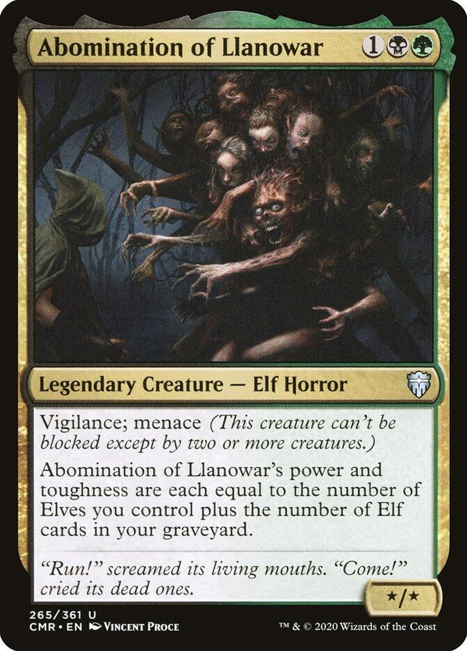 Image for Abomination of Llanowar (265) [Commander Legends] - Magic: The Gathering