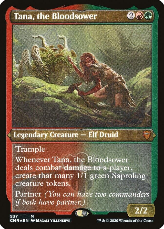 Image for Tana, the Bloodsower (Foil Etched) (537) [Commander Legends] - Magic: The Gathering