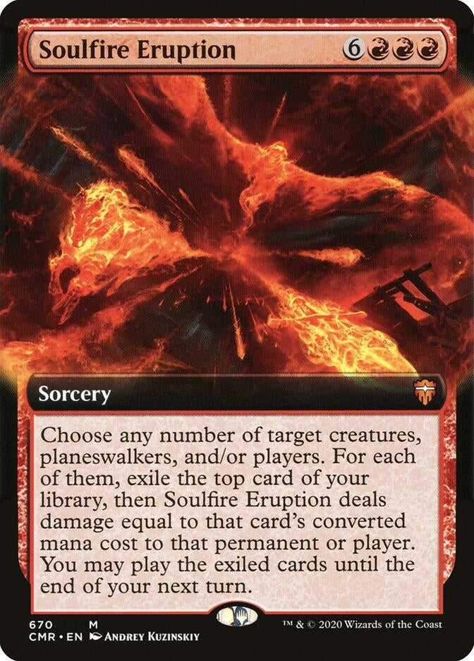 Image for Soulfire Eruption (Extended Art) (670) [Commander Legends] - Magic: The Gathering
