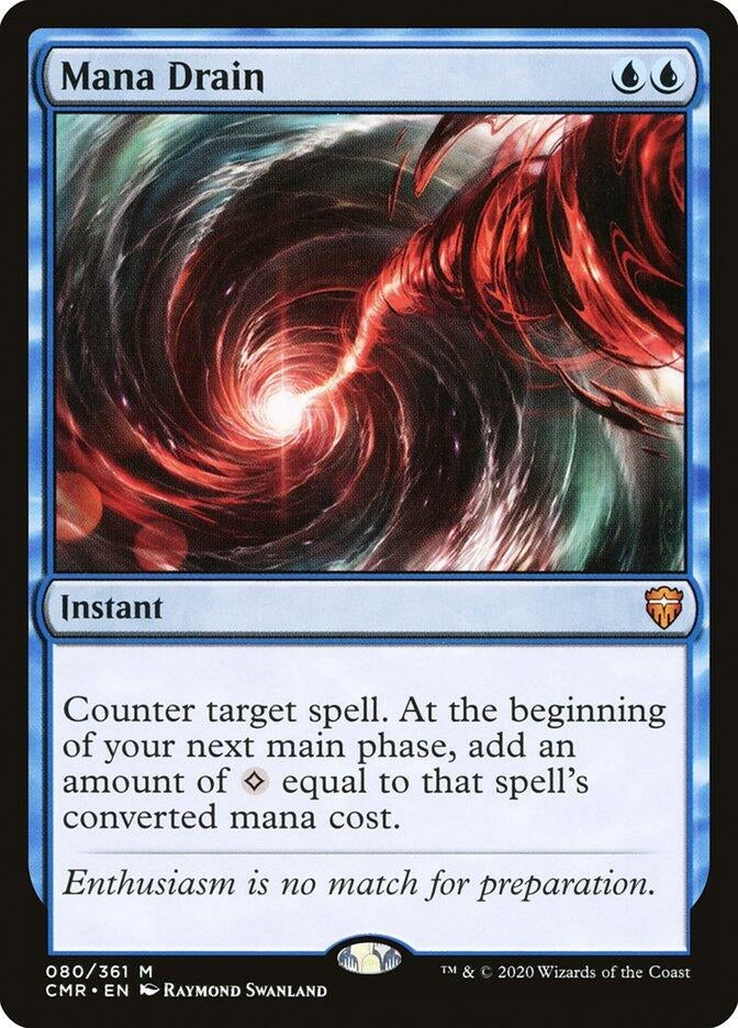Image for Mana Drain (80) [Commander Legends] - Magic: The Gathering