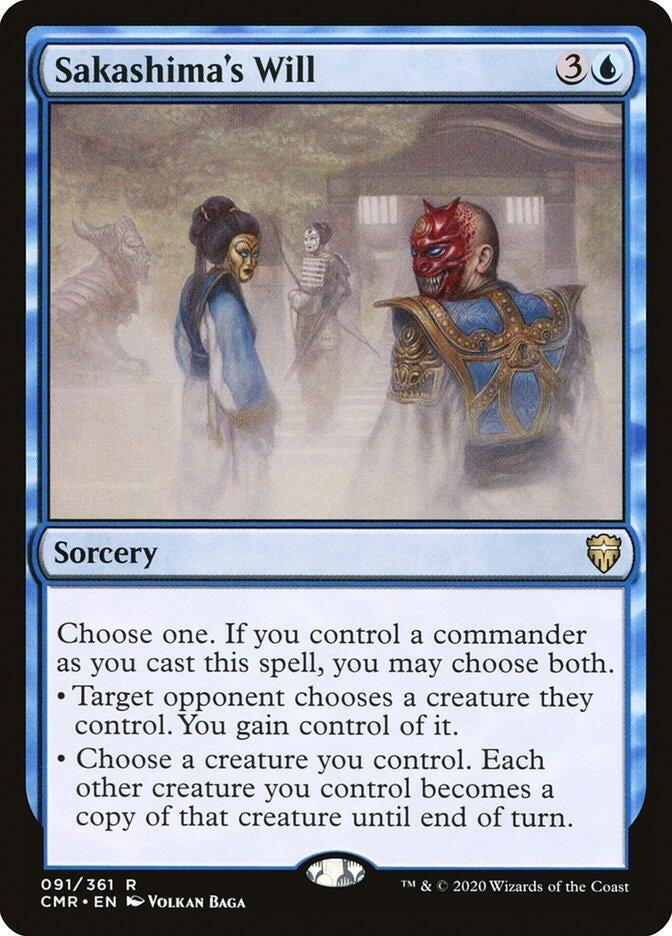 Image for Sakashima's Will (91) [Commander Legends] - Magic: The Gathering