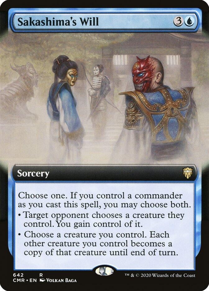 Image for Sakashima's Will (Extended Art) (642) [Commander Legends] - Magic: The Gathering