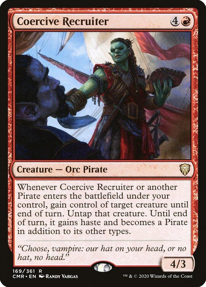 Image for Coercive Recruiter (169) [Commander Legends] - Magic: The Gathering
