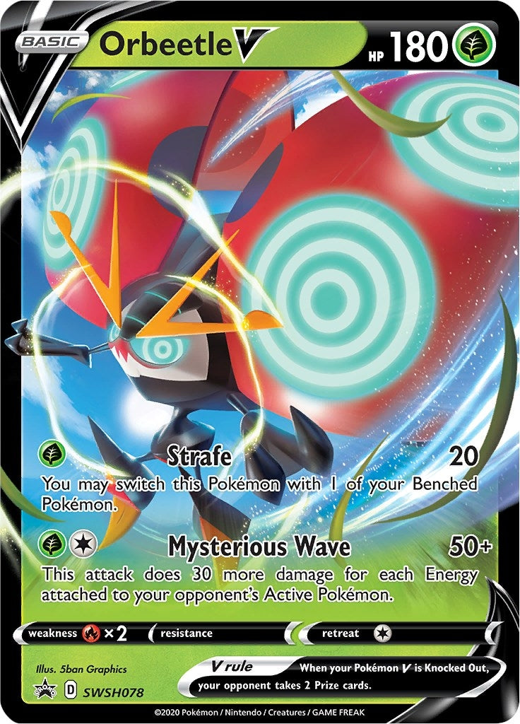 Image for Orbeetle V - SWSH078 (SWSH078) [SWSH: Sword & Shield Promo Cards] - Pokemon