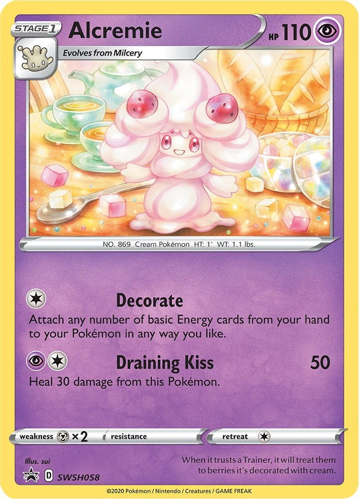 Image for Alcremie - SWSH058 (SWSH058) [SWSH: Sword & Shield Promo Cards] - Pokemon