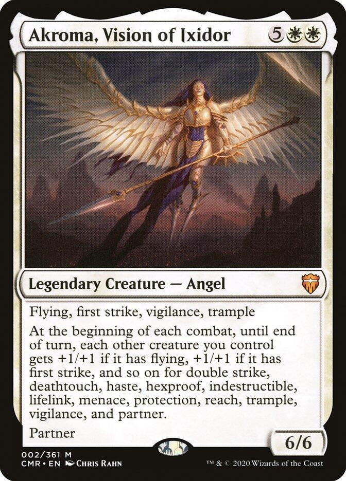 Image for Akroma, Vision of Ixidor (2) [Commander Legends] - Magic: The Gathering