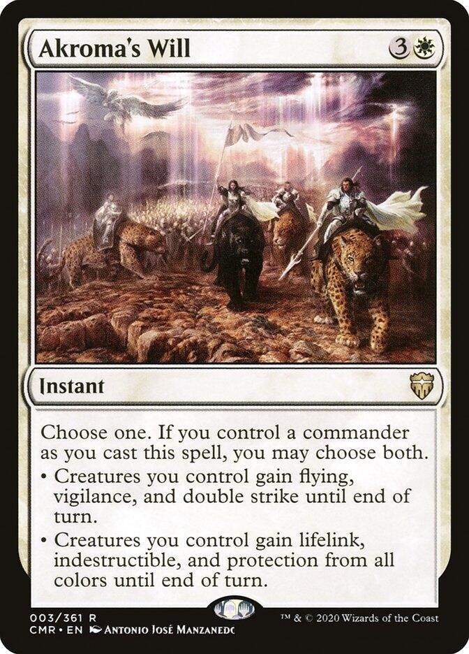 Image for Akroma's Will (3) [Commander Legends] - Magic: The Gathering