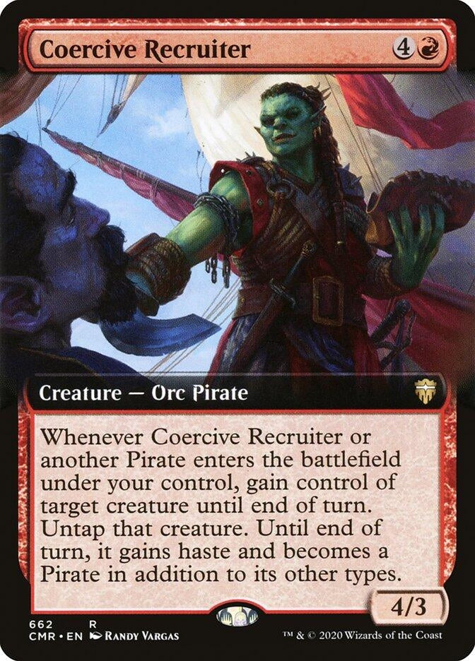 Image for Coercive Recruiter (Extended Art) (662) [Commander Legends] - Magic: The Gathering