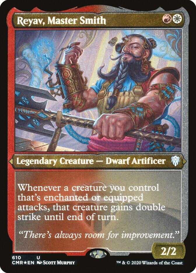 Image for Reyav, Master Smith (Foil Etched) (610) [Commander Legends] - Magic: The Gathering