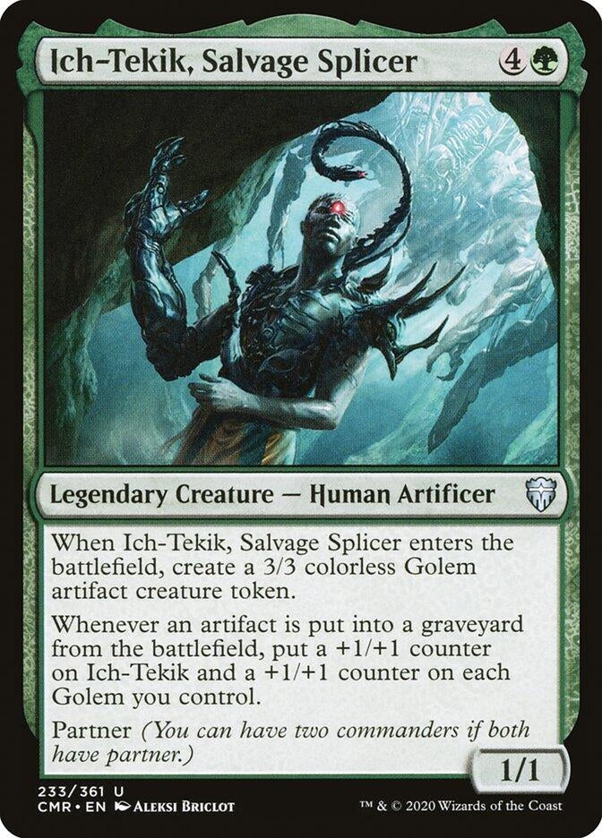 Image for Ich-Tekik, Salvage Splicer (233) [Commander Legends] - Magic: The Gathering