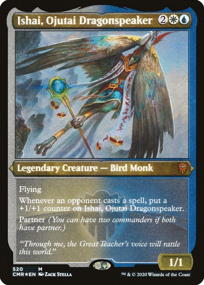 Image for Ishai, Ojutai Dragonspeaker (Foil Etched) (520) [Commander Legends] - Magic: The Gathering
