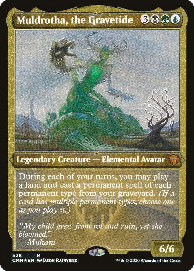 Image for Muldrotha, the Gravetide (Foil Etched) (528) [Commander Legends] - Magic: The Gathering