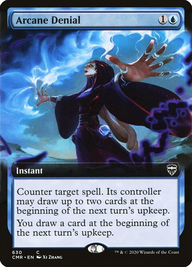 Image for Arcane Denial (Extended Art) (630) [Commander Legends] - Magic: The Gathering