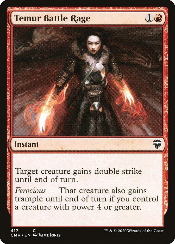 Image for Temur Battle Rage (417) [Commander Legends] - Magic: The Gathering