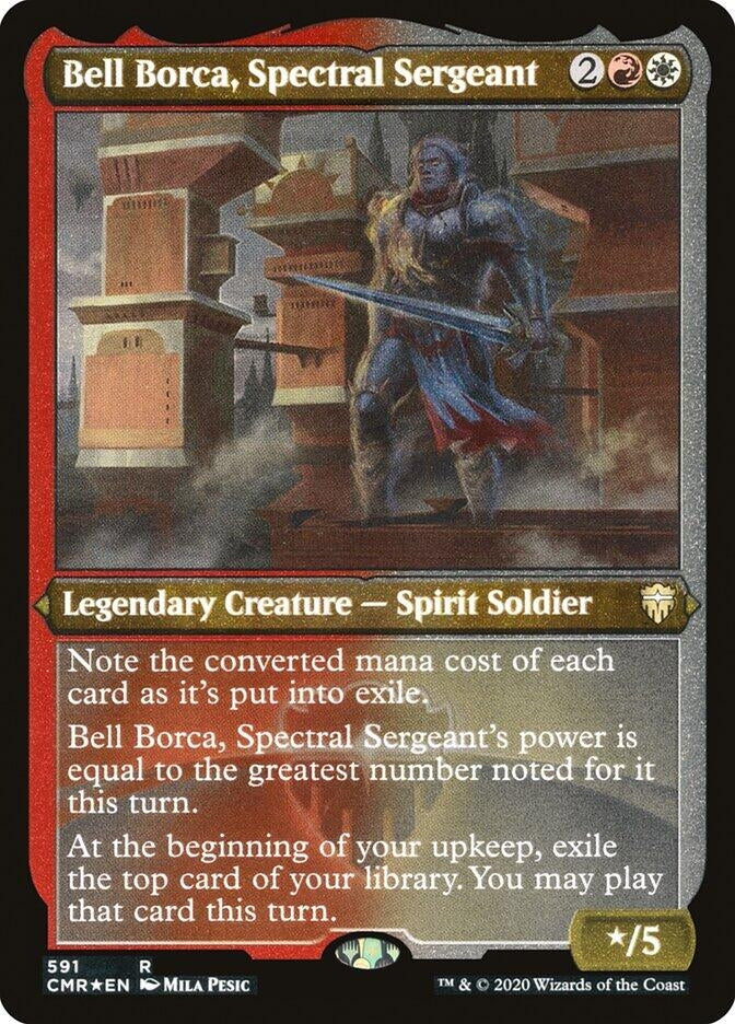 Image for Bell Borca, Spectral Sergeant (Foil Etched) (591) [Commander Legends] - Magic: The Gathering