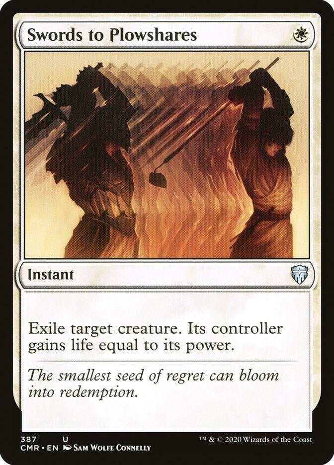Image for Swords to Plowshares (387) [Commander Legends] - Magic: The Gathering