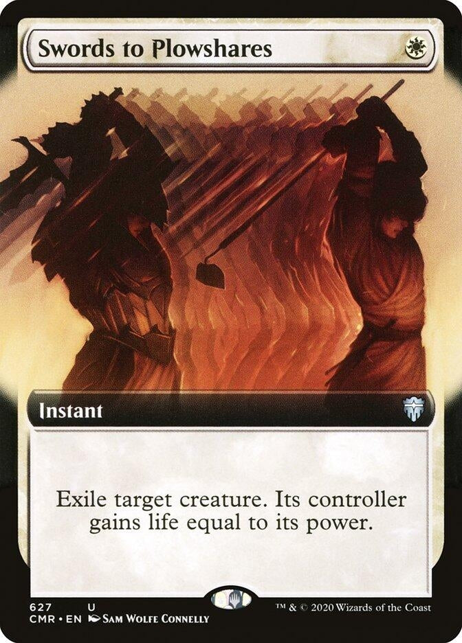 Image for Swords to Plowshares (Extended Art) (627) [Commander Legends] - Magic: The Gathering
