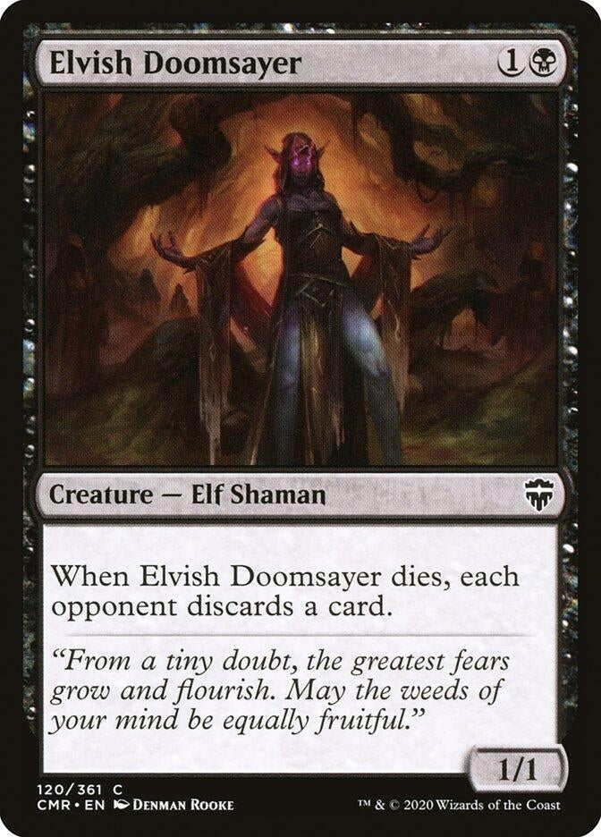 Image for Elvish Doomsayer (120) [Commander Legends] - Magic: The Gathering