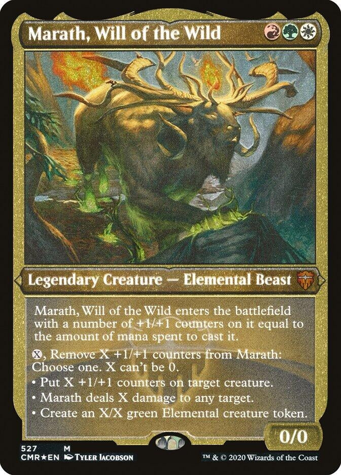 Image for Marath, Will of the Wild (Foil Etched) (527) [Commander Legends] - Magic: The Gathering