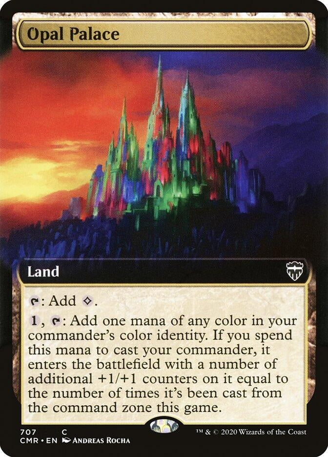 Image for Opal Palace (Extended Art) (707) [Commander Legends] - Magic: The Gathering