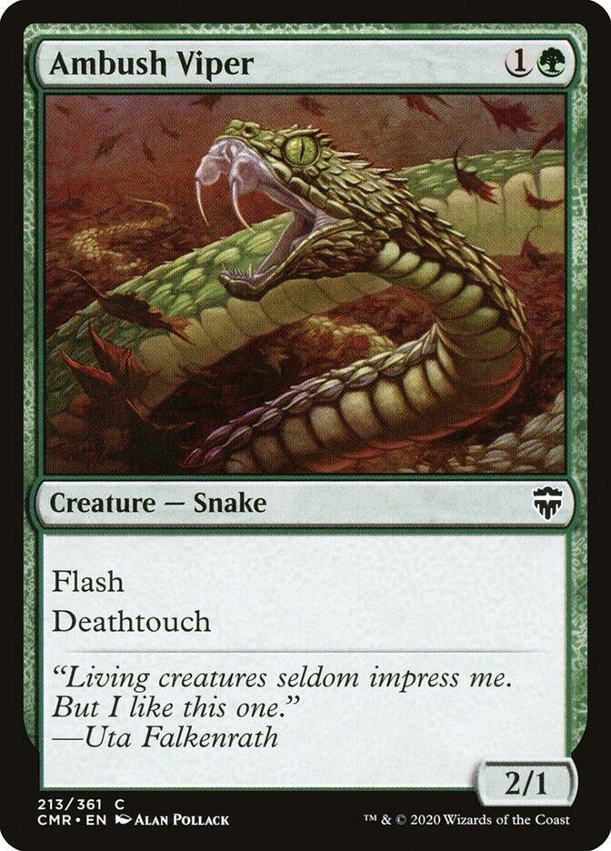 Image for Ambush Viper (213) [Commander Legends] - Magic: The Gathering